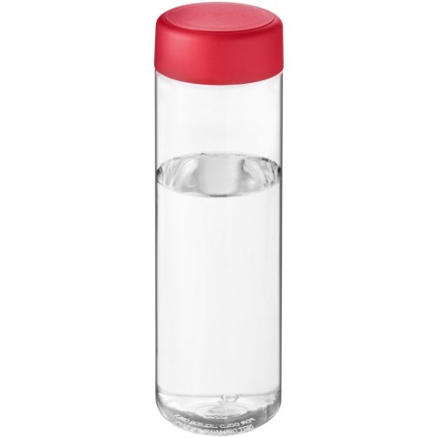 H2O Active® Vibe 850 ml screw cap water bottle przezroczysty, czerwony (21043002)