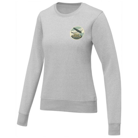 Zenon damska bluza z okrągłym dekoltem szary melanż (38232805) Zenon damska bluza z okrągłym dekoltem szary melanż (38232805)