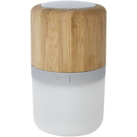 Bambusowy głośnik Bluetooth® Aurea z podświetleniem piasek pustyni (12415171) Bambusowy głośnik Bluetooth® Aurea z podświetleniem piasek pustyni (12415171)