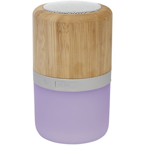 Bambusowy głośnik Bluetooth® Aurea z podświetleniem piasek pustyni (12415171) Bambusowy głośnik Bluetooth® Aurea z podświetleniem piasek pustyni (12415171)