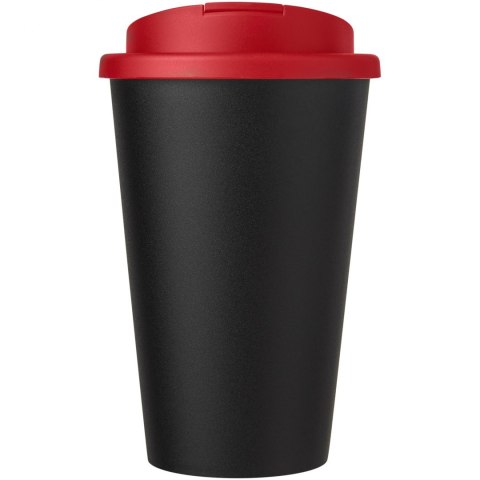 Kubek Americano® Eco z recyklingu o pojemności 350 ml z pokrywą odporną na zalanie czerwony, czarny (21042521) Kubek Americano® Eco z recyklingu o pojemności 350 ml z pokrywą odporną na zalanie czerwony, czarny (21042521)