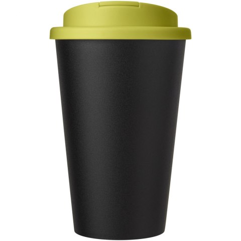 Kubek Americano® Eco z recyklingu o pojemności 350 ml z pokrywą odporną na zalanie limonka, czarny (21042563) Kubek Americano® Eco z recyklingu o pojemności 350 ml z pokrywą odporną na zalanie limonka, czarny (21042563)
