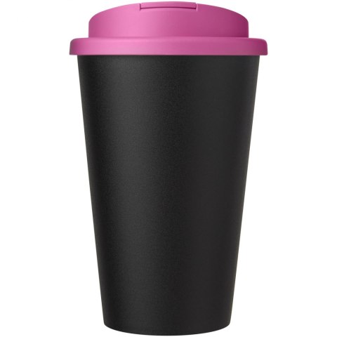 Kubek Americano® Eco z recyklingu o pojemności 350 ml z pokrywą odporną na zalanie różowy, czarny (21042541) Kubek Americano® Eco z recyklingu o pojemności 350 ml z pokrywą odporną na zalanie różowy, czarny (21042541)