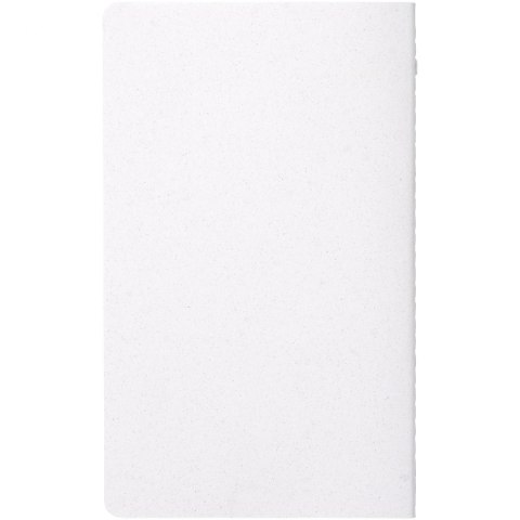 Notatnik Fabia z okładką z gniecionego papieru biały (10774901)