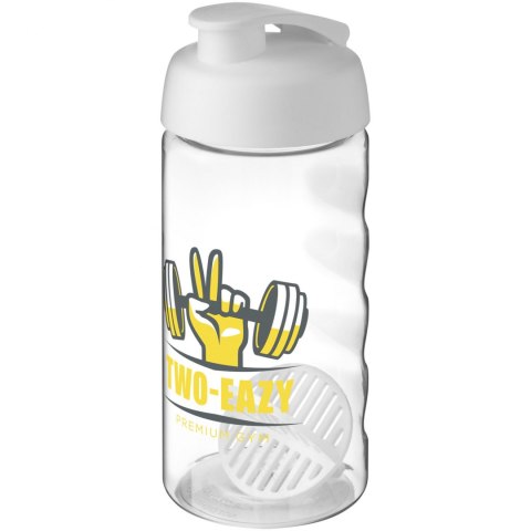 Shaker H2O Active Bop o pojemności 500ml biały, przezroczysty (21070401) Shaker H2O Active Bop o pojemności 500ml biały, przezroczysty (21070401)