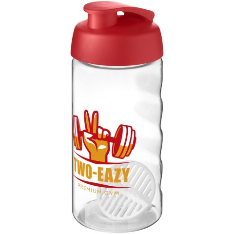 Shaker H2O Active Bop o pojemności 500ml czerwony, przezroczysty (21070421) Shaker H2O Active Bop o pojemności 500ml czerwony, przezroczysty (21070421)