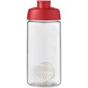 Shaker H2O Active Bop o pojemności 500ml czerwony, przezroczysty (21070421)