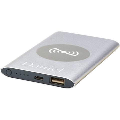 Juice bezprzewodowy powerbank 4000 mAh srebrny (12417281) Juice bezprzewodowy powerbank 4000 mAh srebrny (12417281)