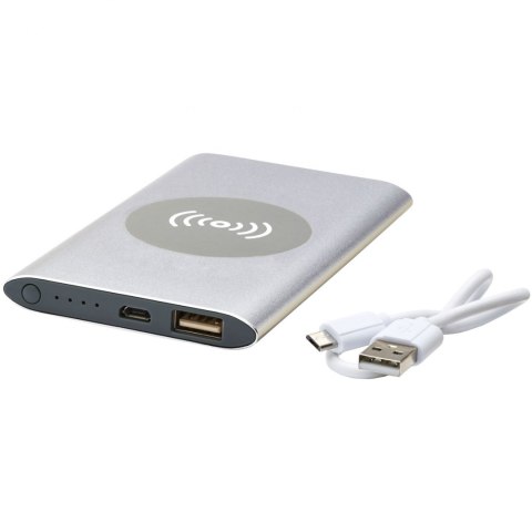 Juice bezprzewodowy powerbank 4000 mAh srebrny (12417281) Juice bezprzewodowy powerbank 4000 mAh srebrny (12417281)