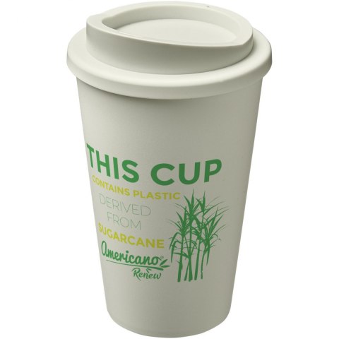 Kubek termiczny z serii Americano® Renew o pojemności 350 ml kość słoniowa (21042602) Kubek termiczny z serii Americano® Renew o pojemności 350 ml kość słoniowa (21042602)