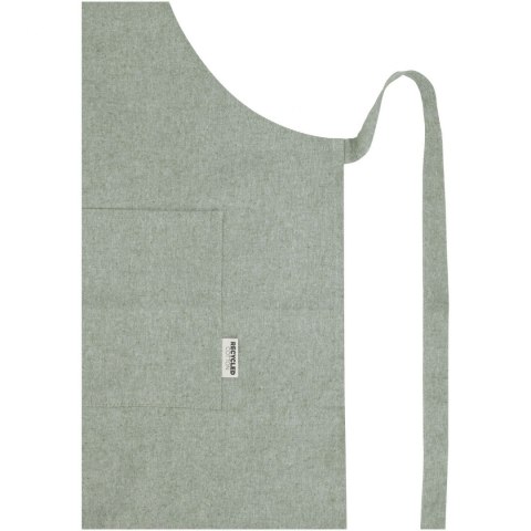 Pheebs Fartuch z bawełny z recyklingu o gramaturze 200 g/m² zielony melanż (11313862) Pheebs Fartuch z bawełny z recyklingu o gramaturze 200 g/m² zielony melanż (11313862)