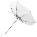 Składany wiatroodporny parasol 51 cm z PET z recyklingu Birgit biały (10914501)