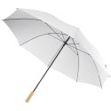 Wiatroodporny parasol golfowy 76 cm z PET z recyklingu Romee biały (10940901)