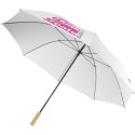 Wiatroodporny parasol golfowy 76 cm z PET z recyklingu Romee biały (10940901)