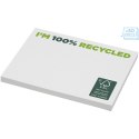 Karteczki samoprzylepne z recyklingu o wymiarach 100 x 75 mm Sticky-Mate® biały (21287011)