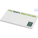 Karteczki samoprzylepne z recyklingu o wymiarach 127 x 75 mm Sticky-Mate® biały (21288011)