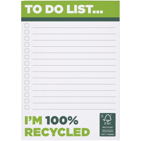 Notatnik Desk-Mate® w formacie A6 z materiałów z recyklingu biały (21282014) Notatnik Desk-Mate® w formacie A6 z materiałów z recyklingu biały (21282014)