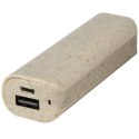 Powerbank Yoko ze słomy pszenicznej o pojemności 1200 mAh beżowy (12421302)