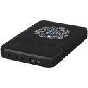 Powerbank o pojemności 5000 mAh z tworzywa sztucznego pochodzącego z recyklingu Loop czarny (12420290)