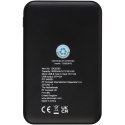 Powerbank o pojemności 5000 mAh z tworzywa sztucznego pochodzącego z recyklingu Loop czarny (12420290)