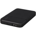 Powerbank o pojemności 5000 mAh z tworzywa sztucznego pochodzącego z recyklingu Loop czarny (12420290)