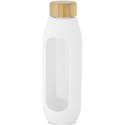 Tidan Butelka z borokrzemianowego szkła o pojemności 600 ml z silikonowym uchwytem biały (10066601)