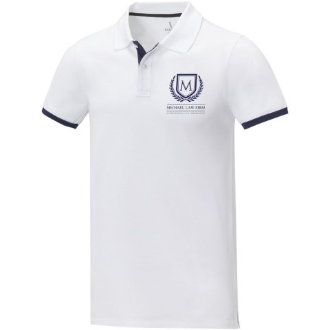 Męska koszulka polo duotone Morgan z krótkim rękawem biały (38110013) Męska koszulka polo duotone Morgan z krótkim rękawem biały (38110013)