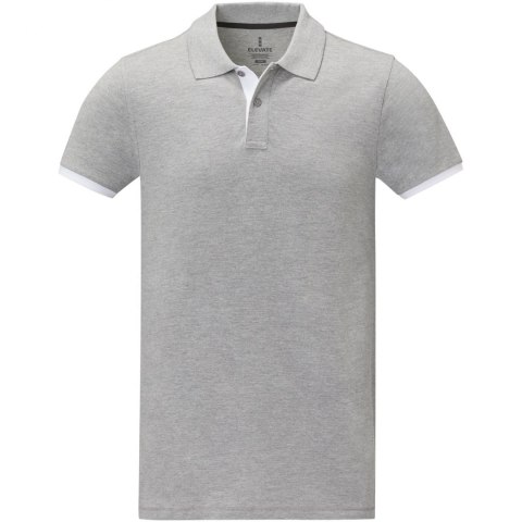 Męska koszulka polo duotone Morgan z krótkim rękawem szary melanż (38110803) Męska koszulka polo duotone Morgan z krótkim rękawem szary melanż (38110803)