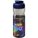 Bidon H2O Active® Base Tritan™ o pojemności 650 ml z klapką ciemnografitowy, niebieski (21043603)