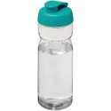 Bidon H2O Active® Base Tritan™ o pojemności 650 ml z klapką przezroczysty bezbarwny, błękitny (21043612)