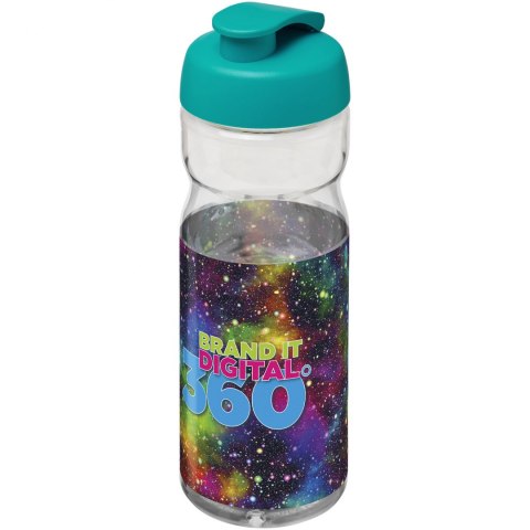 Bidon H2O Active® Base Tritan™ o pojemności 650 ml z klapką przezroczysty bezbarwny, błękitny (21043612) Bidon H2O Active® Base Tritan™ o pojemności 650 ml z klapką przezroczysty bezbarwny, błękitny (21043612)