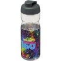 Bidon H2O Active® Base Tritan™ o pojemności 650 ml z klapką przezroczysty bezbarwny, szary (21043617)