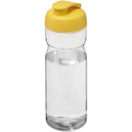 Bidon H2O Active® Base Tritan™ o pojemności 650 ml z klapką przezroczysty bezbarwny, żółty (21043614)