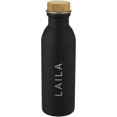 Bidon Kalix o pojemności 650 ml ze stali nierdzewnej czarny (10067790) Bidon Kalix o pojemności 650 ml ze stali nierdzewnej czarny (10067790)