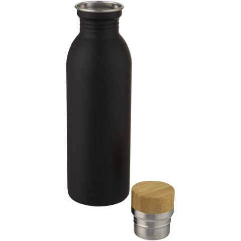 Bidon Kalix o pojemności 650 ml ze stali nierdzewnej czarny (10067790) Bidon Kalix o pojemności 650 ml ze stali nierdzewnej czarny (10067790)