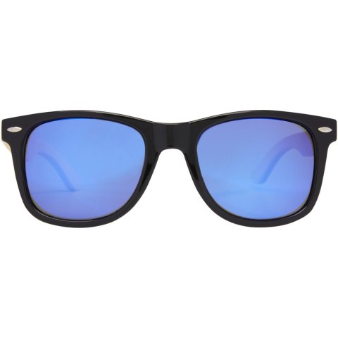 Lustrzane okulary przeciwsłoneczne wykonane z plastiku PET z recyklingu/bambusa Taiyō z polaryzacją w pudełku upominkowym drewno Lustrzane okulary przeciwsłoneczne wykonane z plastiku PET z recyklingu/bambusa Taiyō z polaryzacją w pudełku upominkowym drewno