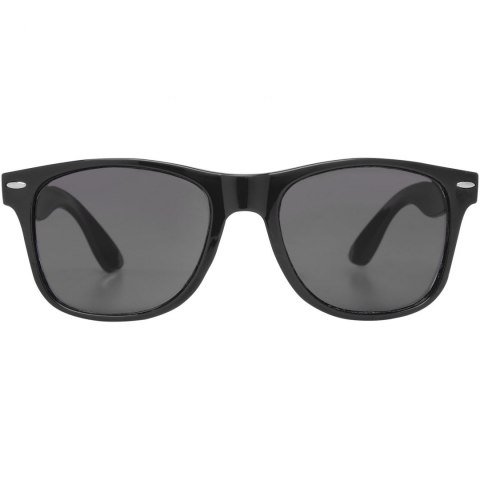 Okulary przeciwsłoneczne z plastiku PET z recyklingu Sun Ray czarny (12700490) Okulary przeciwsłoneczne z plastiku PET z recyklingu Sun Ray czarny (12700490)