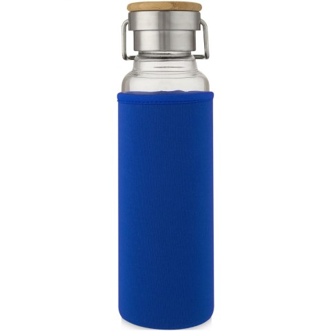 Szklana butelka Thor o pojemności 660 ml z neoprenowym pokrowcem niebieski (10069652) Szklana butelka Thor o pojemności 660 ml z neoprenowym pokrowcem niebieski (10069652)