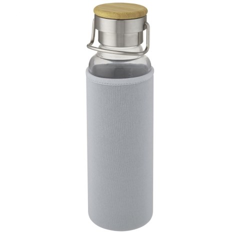 Szklana butelka Thor o pojemności 660 ml z neoprenowym pokrowcem szary (10069682) Szklana butelka Thor o pojemności 660 ml z neoprenowym pokrowcem szary (10069682)