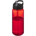 Bidon H2O Active® Octave Tritan™ o pojemności 600 ml z dzióbkiem czerwony, czarny (21044603)