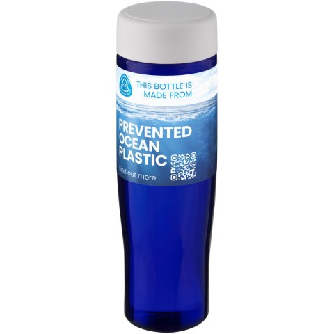 H2O Active® Eco Tempo 700 ml bidon z zakrętką biały, niebieski (21045003) H2O Active® Eco Tempo 700 ml bidon z zakrętką biały, niebieski (21045003)