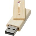 Pamięć USB Rotate o pojemności 16 GB wykonana z bambusa beżowy (12374802)