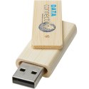 Pamięć USB Rotate o pojemności 4GB wykonana z bambusa beżowy (12374602)