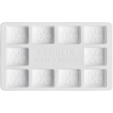 Personalizowana tacka do kostek lodu Chill biały (21024201) Personalizowana tacka do kostek lodu Chill biały (21024201)