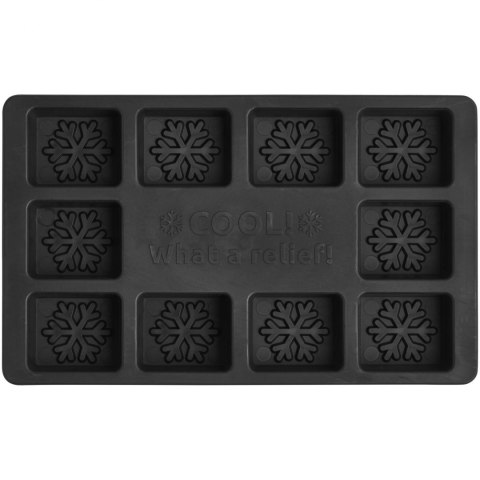 Personalizowana tacka do kostek lodu Chill czarny (21024290) Personalizowana tacka do kostek lodu Chill czarny (21024290)