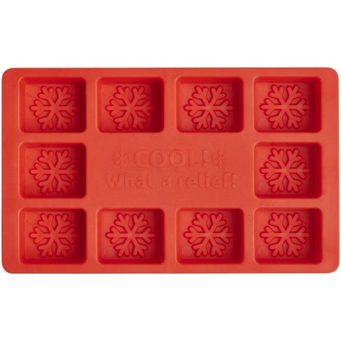 Personalizowana tacka do kostek lodu Chill czerwony (21024221) Personalizowana tacka do kostek lodu Chill czerwony (21024221)