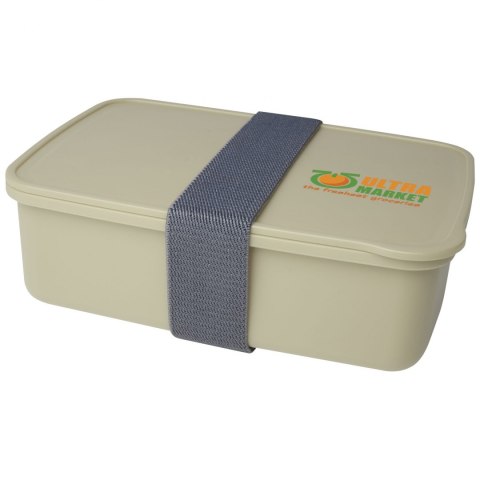 Pudełko na lunch Dovi z tworzywa sztucznego pochodzącego z recyklingu beżowy (11327402) Pudełko na lunch Dovi z tworzywa sztucznego pochodzącego z recyklingu beżowy (11327402)