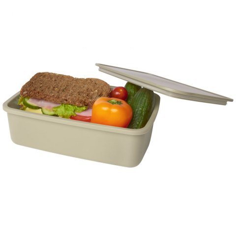 Pudełko na lunch Dovi z tworzywa sztucznego pochodzącego z recyklingu beżowy (11327402) Pudełko na lunch Dovi z tworzywa sztucznego pochodzącego z recyklingu beżowy (11327402)