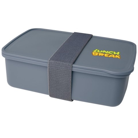 Pudełko na lunch Dovi z tworzywa sztucznego pochodzącego z recyklingu szary (11327491) Pudełko na lunch Dovi z tworzywa sztucznego pochodzącego z recyklingu szary (11327491)