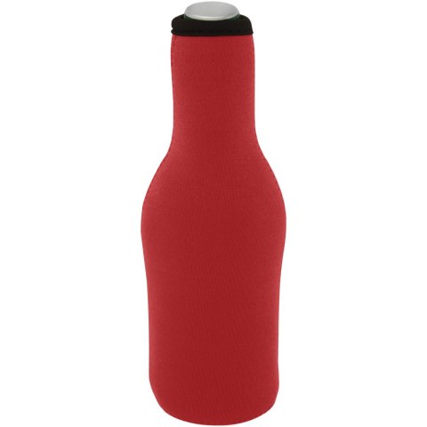 Uchwyt na butelkę z neoprenu z recyklingu Fris czerwony (11328721) Uchwyt na butelkę z neoprenu z recyklingu Fris czerwony (11328721)